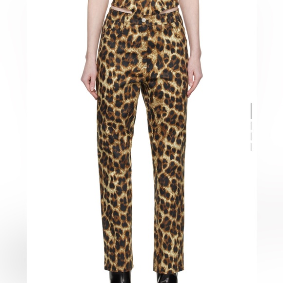 Miaou Denim - Miaou leopard pants size XS (us 24)